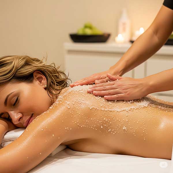 full body salt scrub